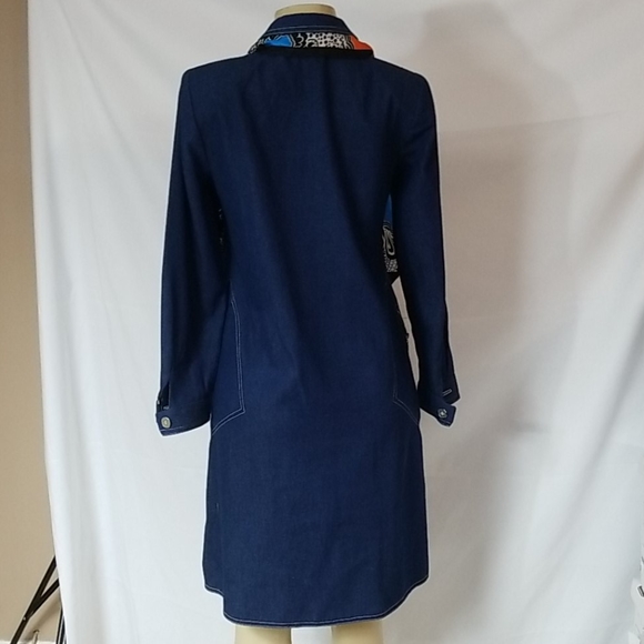 SANDRA OW- WING FOR N.R.1 JEAN DRESS SIZE 6 - Picture 4 of 7